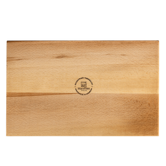 Stylish wooden tray with a ceramic tile centerpiece, versatile for serving or decor.