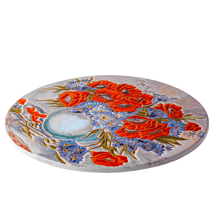 Floral Ceramic Decorative Cheeseboard