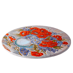 Floral Ceramic Decorative Cheeseboard