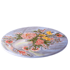Floral Ceramic Decorative Cheeseboard