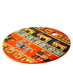 Armenian Pazrik Carpet Ceramic Decorative Cheeseboard