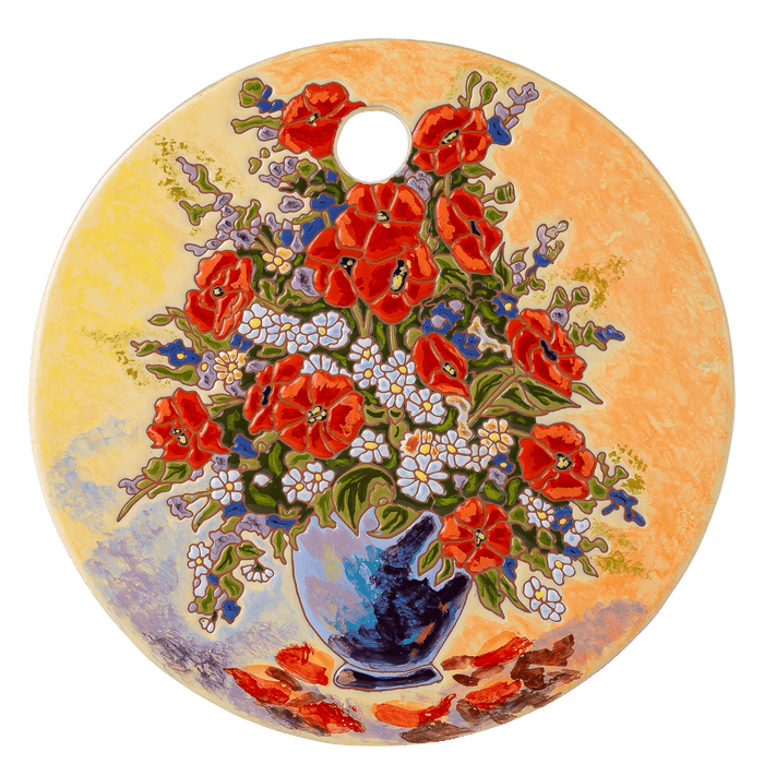 Floral Ceramic Decorative Cheeseboard