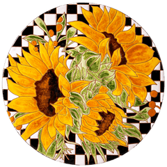 Floral Ceramic Decorative Cheeseboard