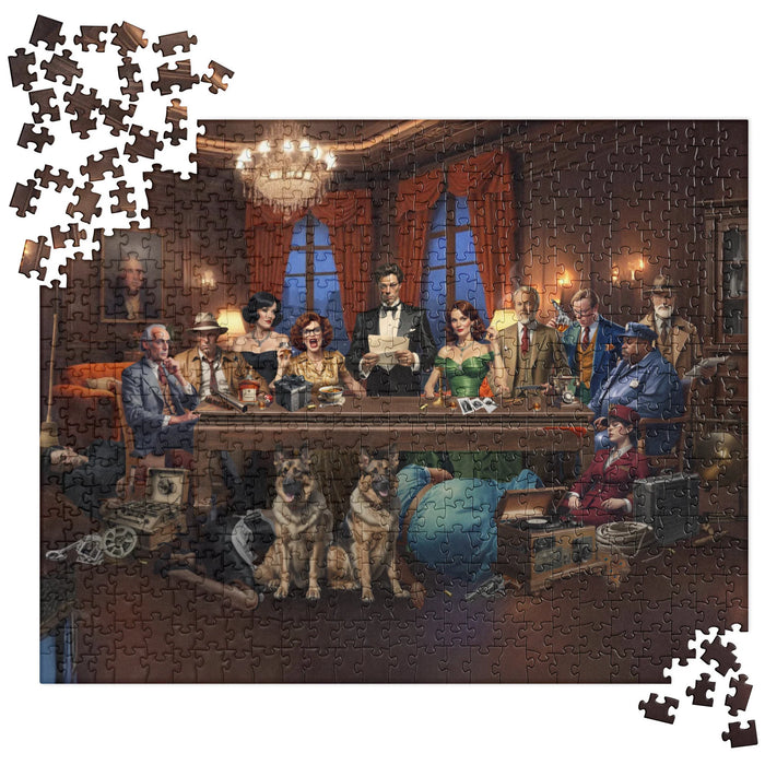 Clue Puzzle - "Last Supper" - Comedy Movie & Game - Whodunnit Murder Mystery - Unique Rare Gift for Fans of the Cult Classic Film