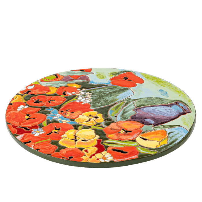 Flowers by Martiros SaryanCeramic Decorative Cheeseboard