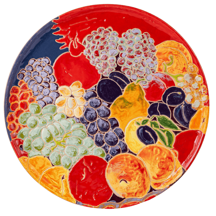 Fruit Themed Ceramic Decorative Plate