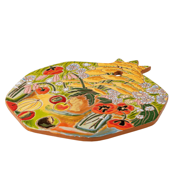 Armenian Ceramic Decorative Pomegranate Cheeseboard