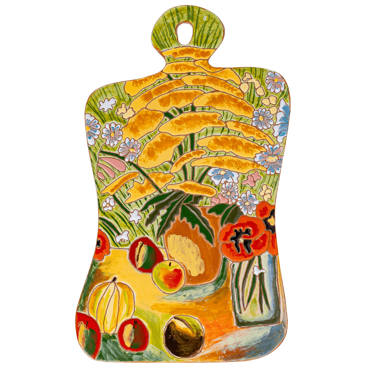 Armenian Decorative Ceramic Cheeseboard