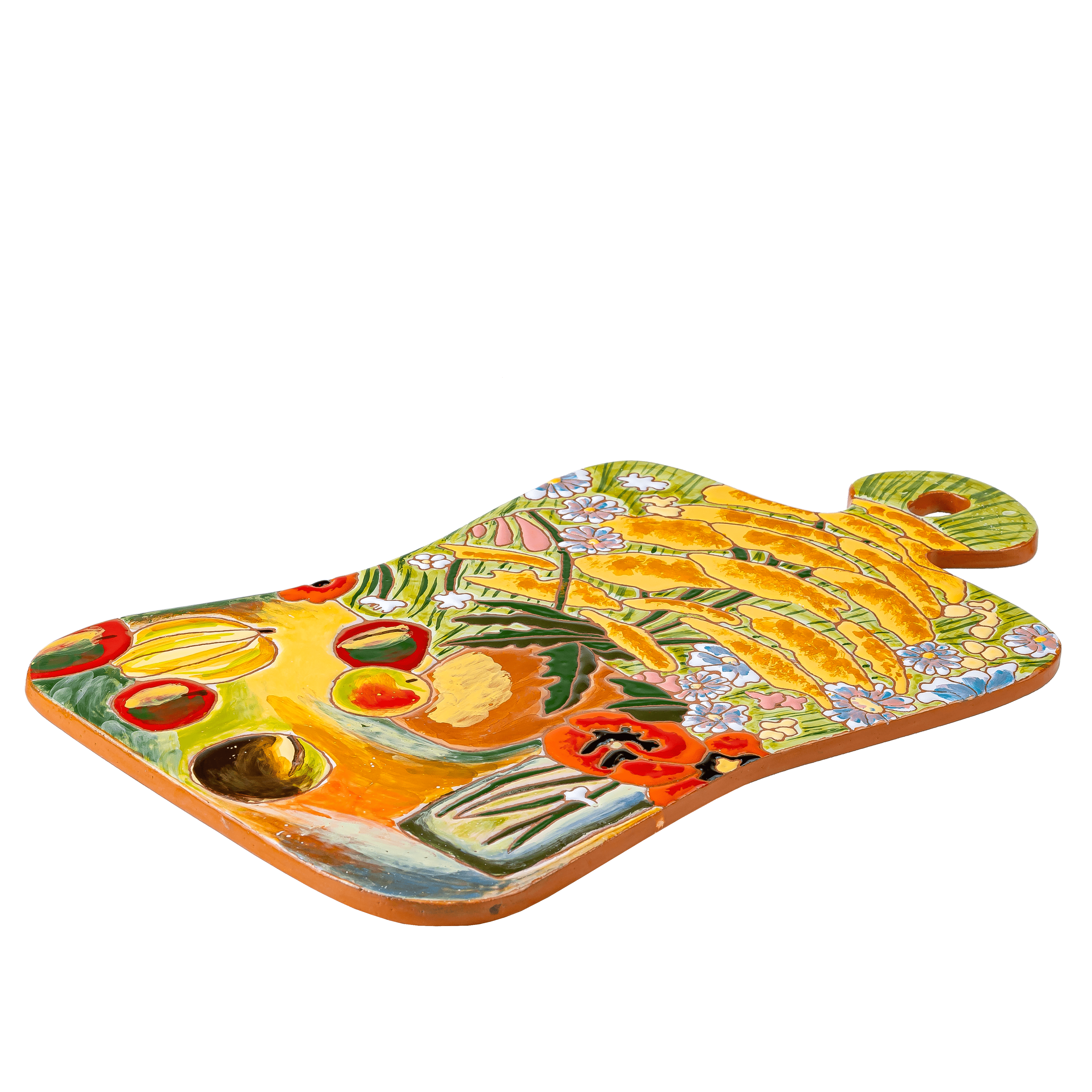 Armenian Decorative Ceramic Cheeseboard