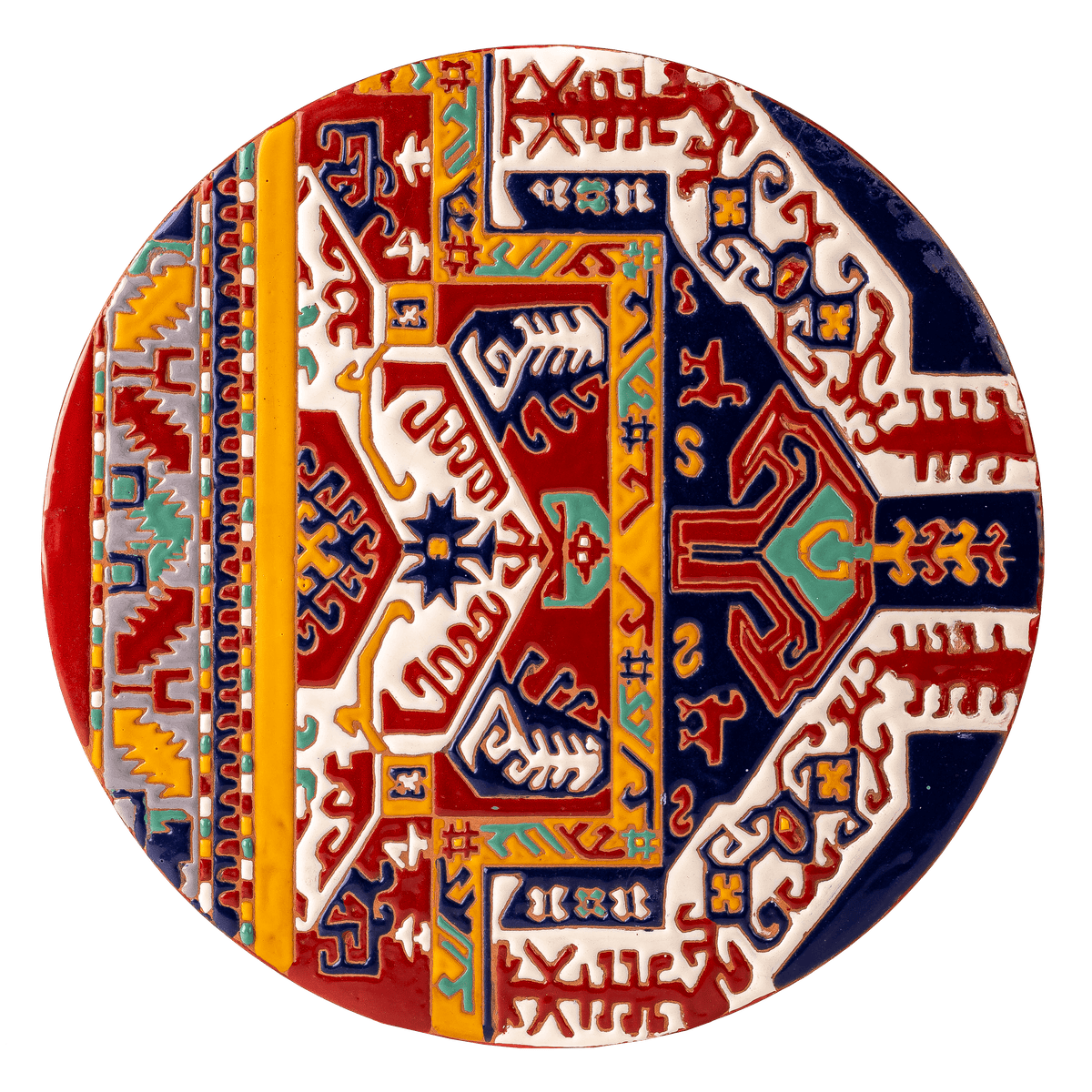 Armenian Ceramic Decorative Cheeseboard