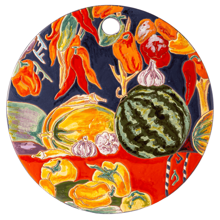 Aslamazyan's Art Ceramic Decorative Cheeseboard