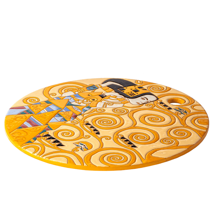 "Expectation" by Gustav Klimt Ceramic Decorative Cheeseboard