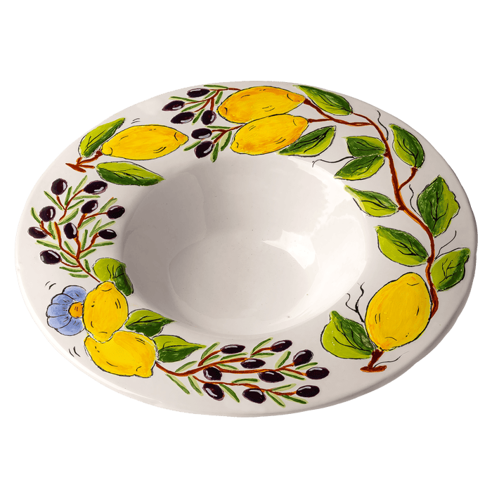 Italian Ceramic Pasta Platter