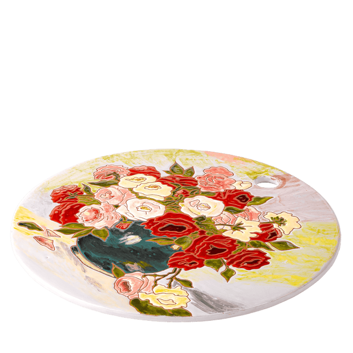 Floral Ceramic Decorative Cheeseboard