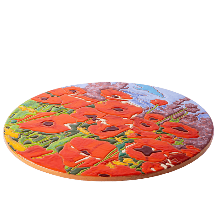 Floral Ceramic Decorative Cheeseboard