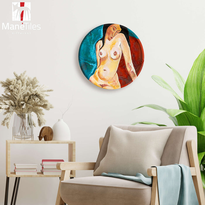 CERAMIC PLATE MODELYANI