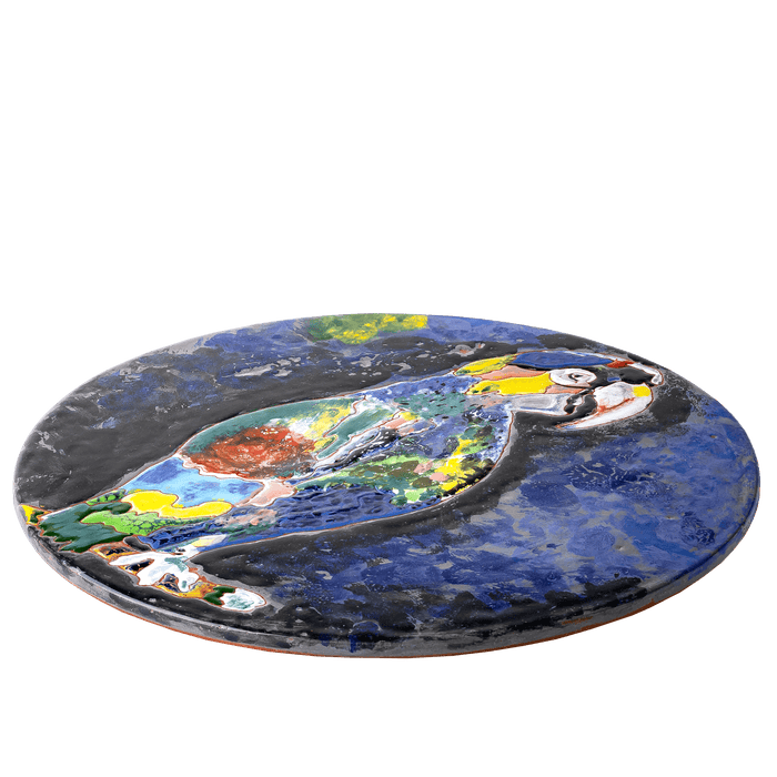 "Parrot" by Marc Chagall Ceramic Decorative Cheeseboard