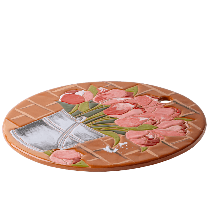 Floral Ceramic Decorative Cheeseboard