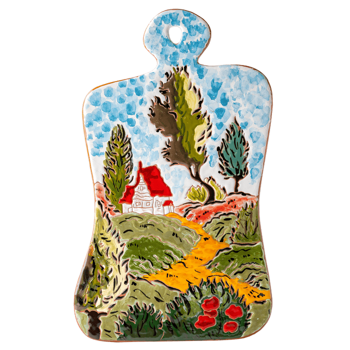 Armenian Decorative Ceramic Cheeseboard