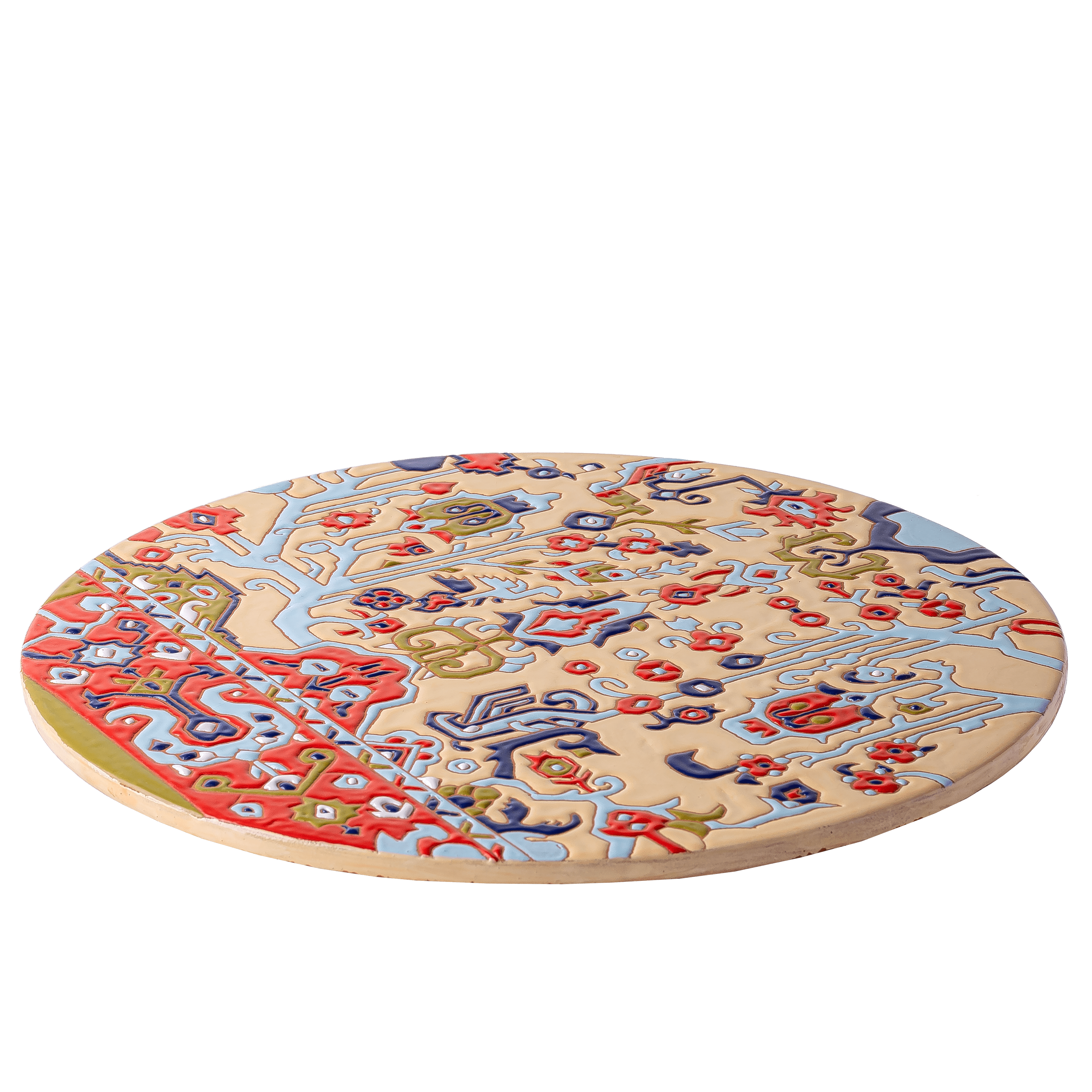 Armenian Ceramic Decorative Cheeseboard