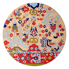 Armenian Ceramic Decorative Cheeseboard