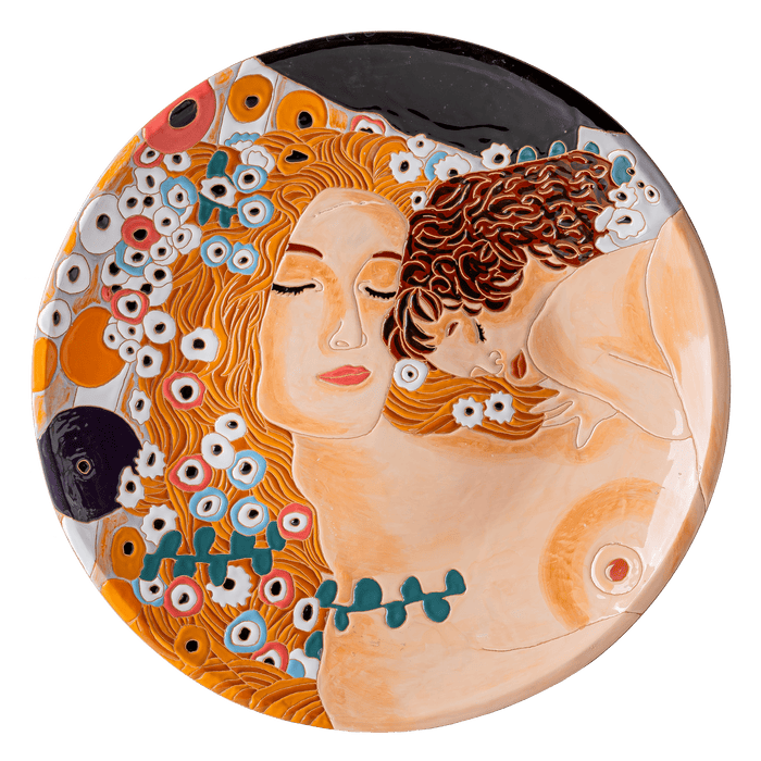 Gustav Klimt «The Three Ages of Woman» Ceramic Decorative Plate