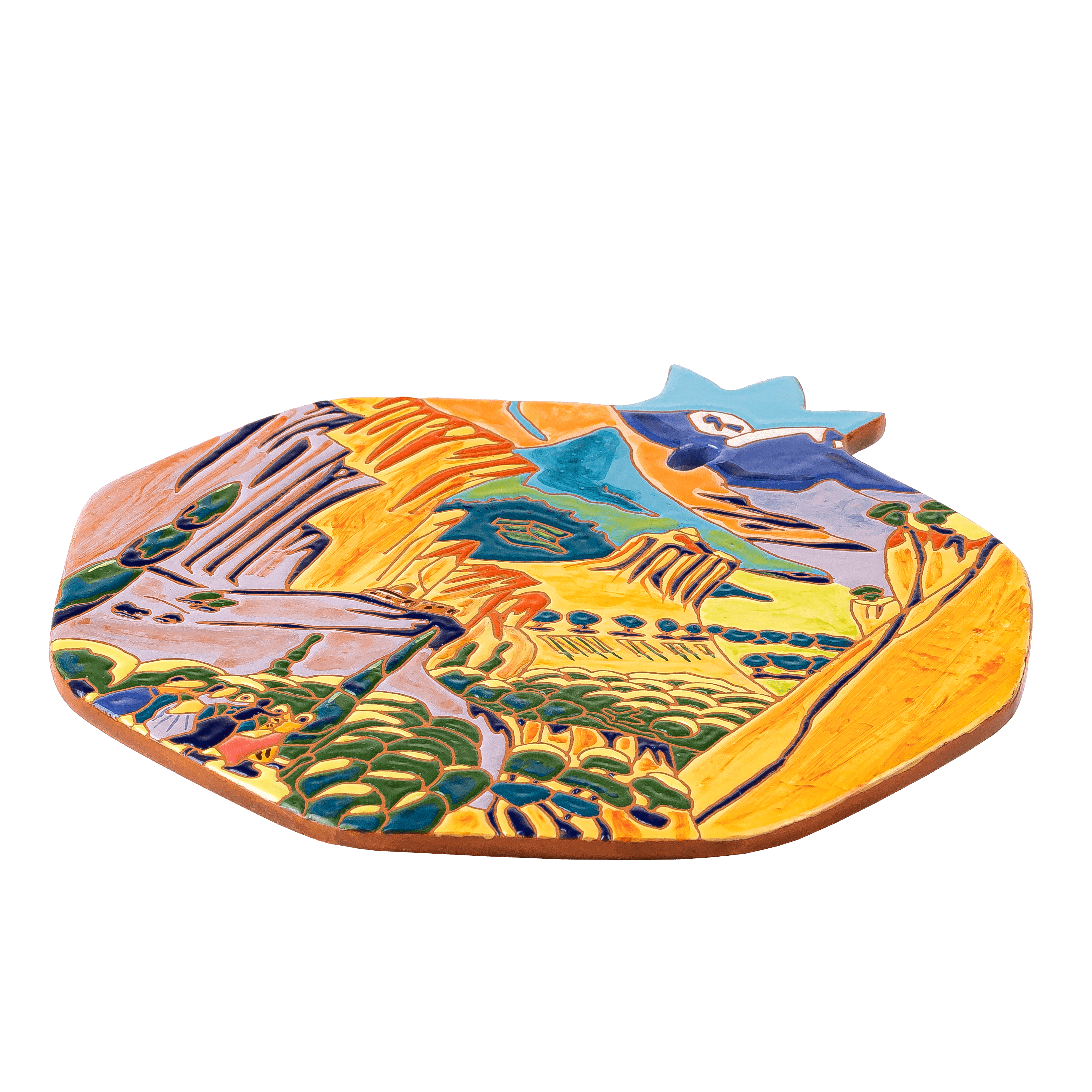 "Armenia" by Martiros Saryan Decorative Pomegranate Cheeseboard