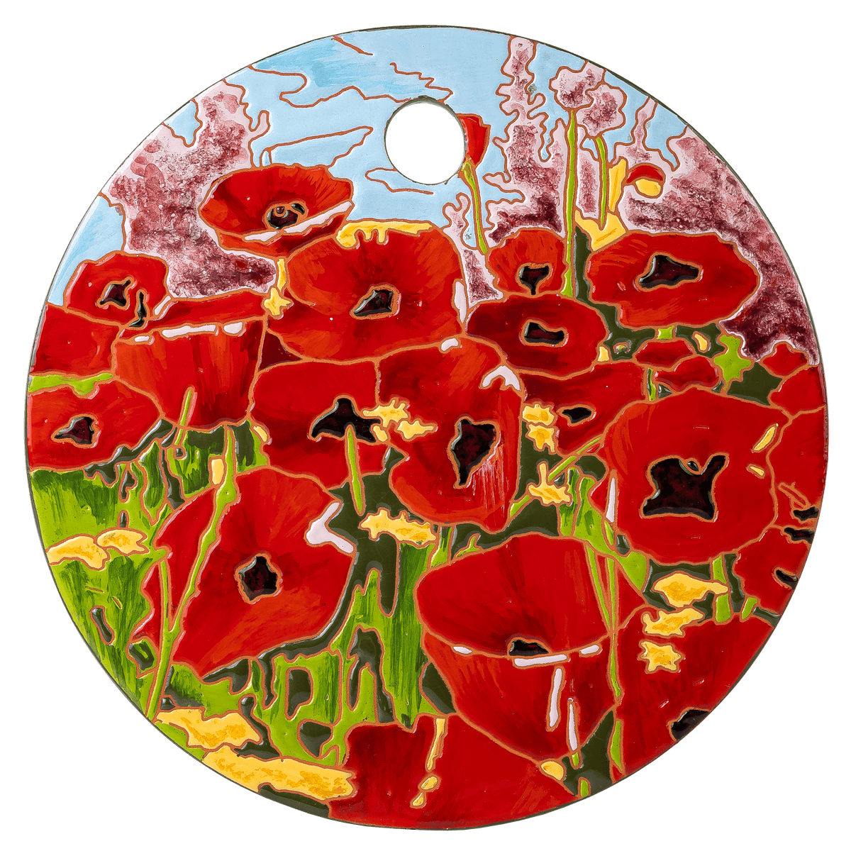 Floral Ceramic Decorative Cheeseboard