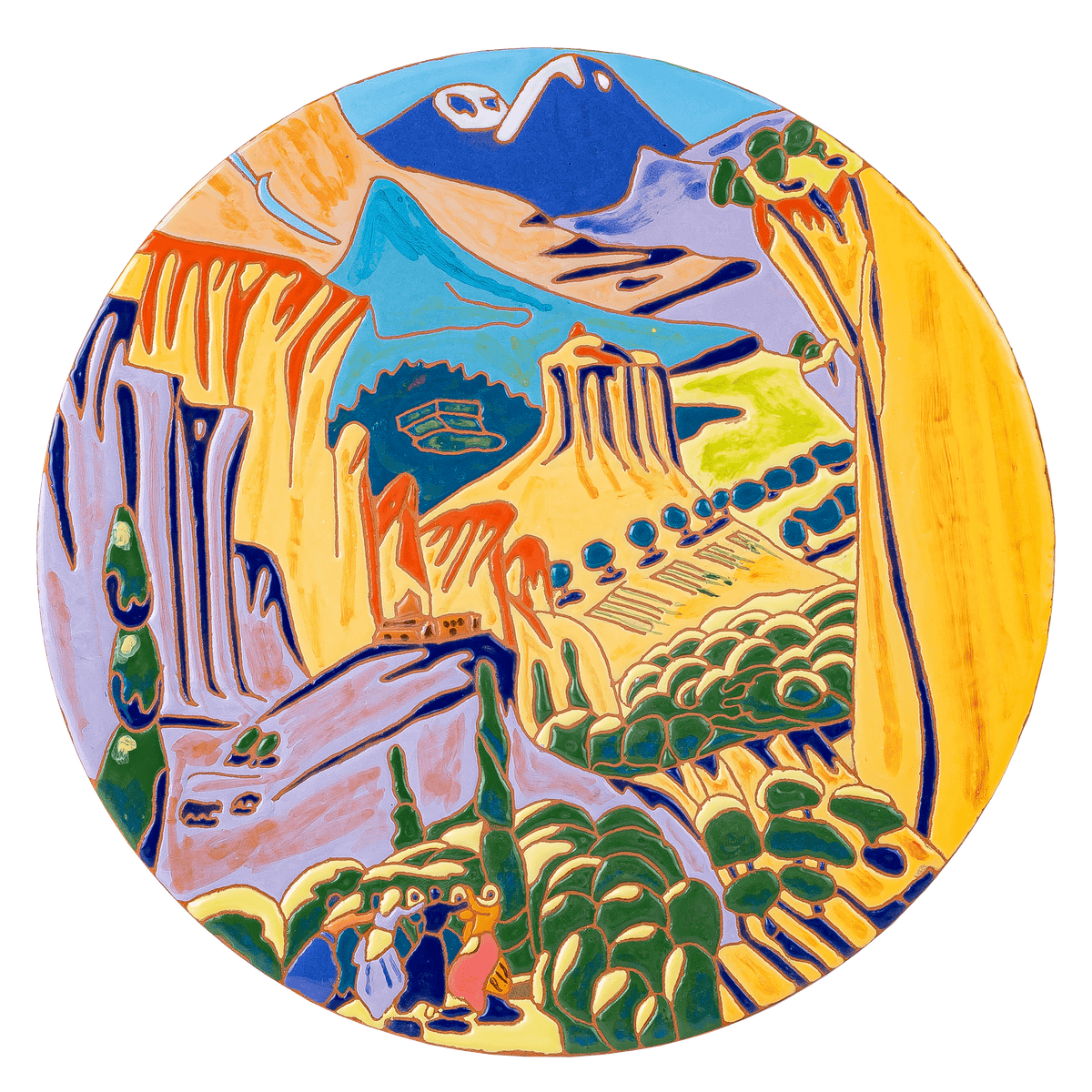 "Armenia" by Martiros Saryan Ceramic Decorative Cheeseboard