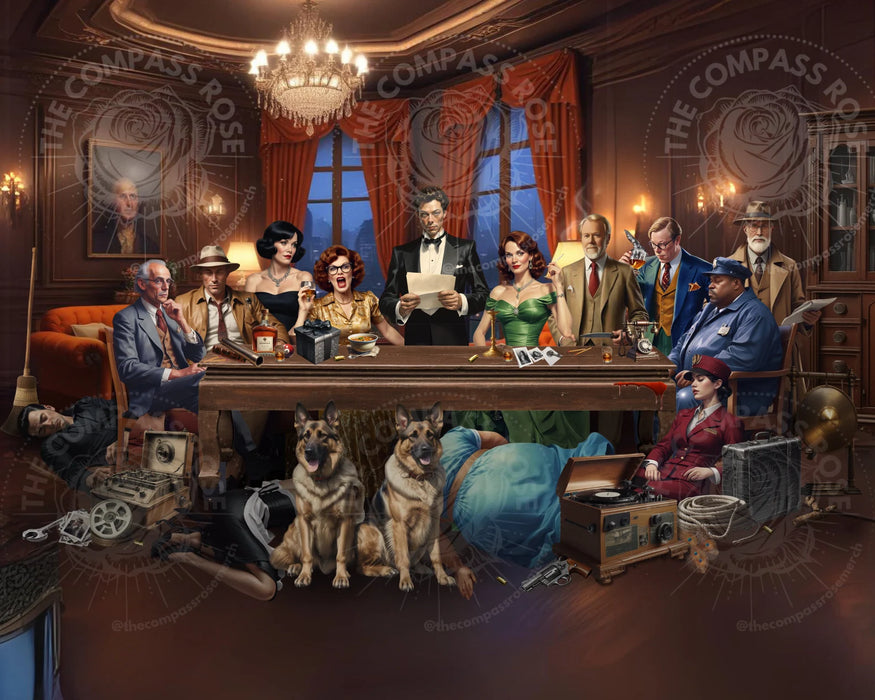 Clue Puzzle - "Last Supper" - Comedy Movie & Game - Whodunnit Murder Mystery - Unique Rare Gift for Fans of the Cult Classic Film