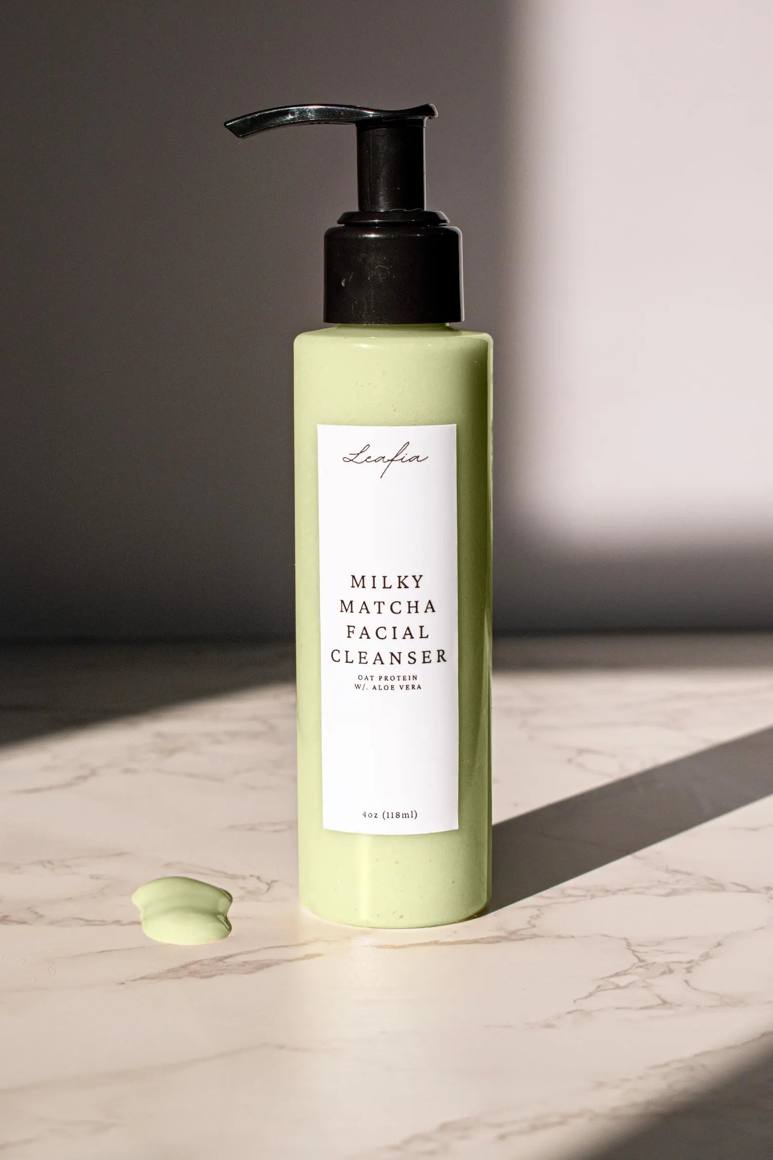 Milky Matcha Facial Cleanser - Hydrating & Gentle for Glowing Soft Skin - Oats with Aloe Vera. For All Skin Types