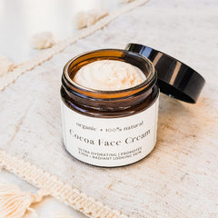 Cocoa Face Cream Natural Organic Skincare Anti Aging Facial Moisturizer Dry Skin Night Cream Ultra Hydrating and Moisturizing Dewy Glow