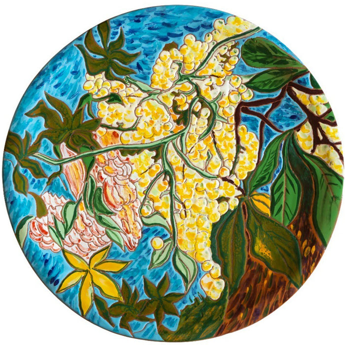 «Blossoming Chestnut Branches» by Vincent Van Gogh Decorative ceramic plate