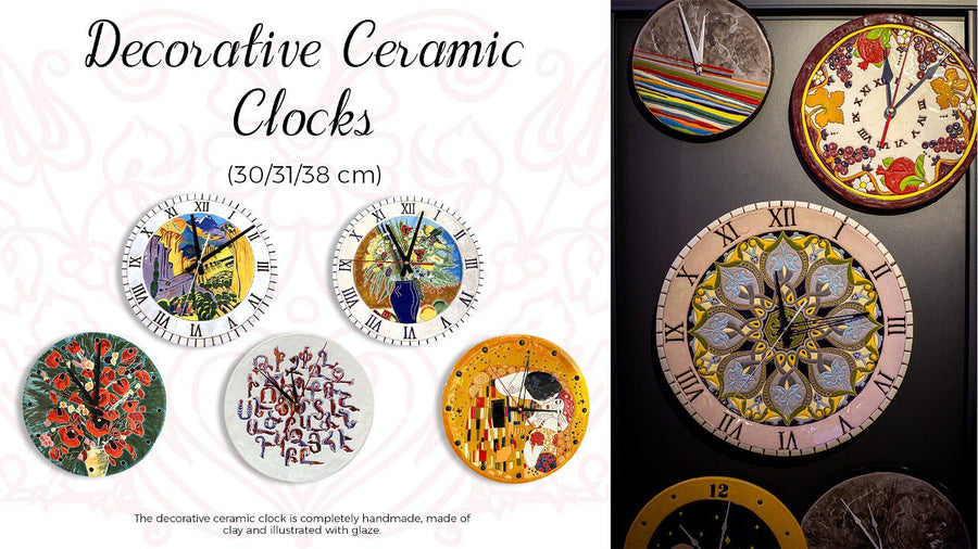 Custom Decorative Ceramic Clock