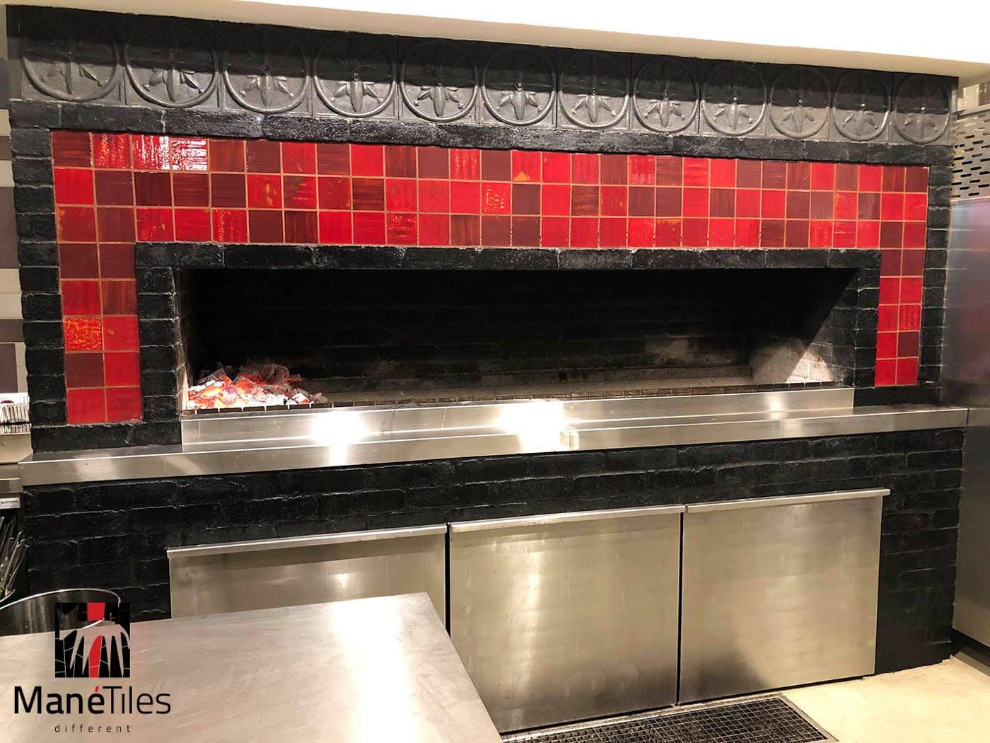 Fireplace facing