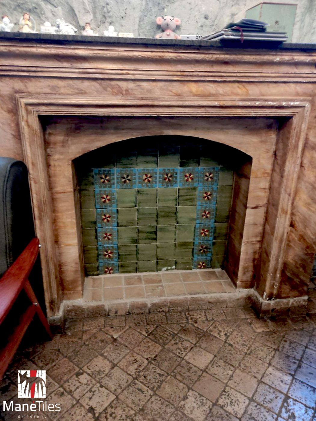 Fireplace facing